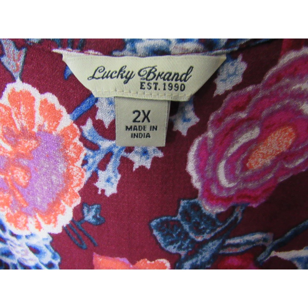 Lucky Brand Women's Floral Top - Picture 3 of 3